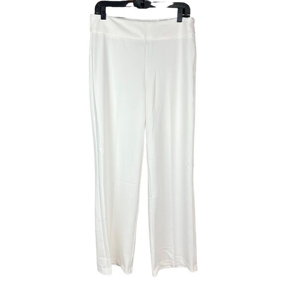 INC Pants High Rise Wide Leg Washed White Side Zipper 8 Women’s - Picture 1 of 16